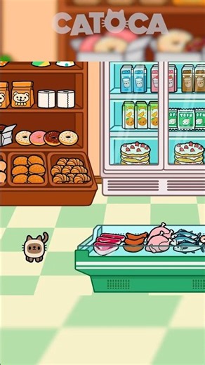 Feeding our cat in Toca Boca 😅