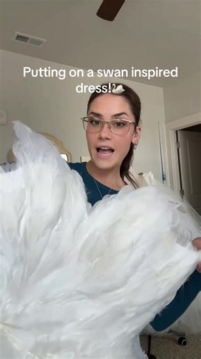 Putting on a Swan-Inspired Feather Dress | Costume Designer Tips