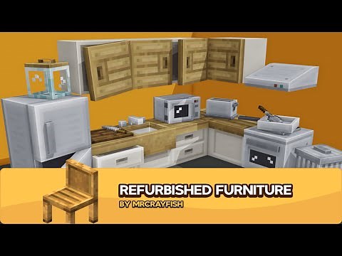 高質量重置！龍蝦先生的家具重置版！高版本家具模組又一真神！——你一定沒玩過的模組介紹 #minecraft #mc#我的世界