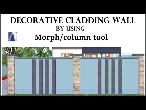 How to make a Decorative cladding wall in Archicad