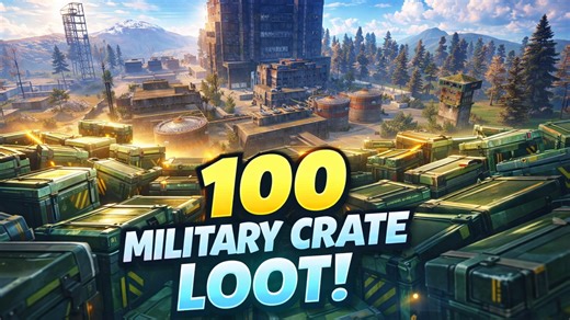100 military crates loot challenge incredible results explained