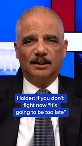 Former U.S. Attorney General Eric Holder discusses the Trump administration’s treatment of immigrants with @maddowmaddow during a one-on-one interview on @maddowshow . Holder says it’s “disgusting, shameful” and urges those watching to “stand up and fight now.” “There’s a treadmill that we’re potentially getting on here that could result in the erosion of rights for American citizens,” he adds. | MS NOW