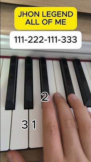 JHON LEGEND ALL OF ME Piano Tutorial | Easy & Slow | Learn Step by Step