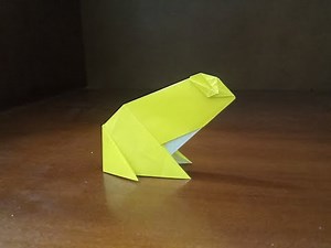 How To Make Origami Frog Easy Step By Step