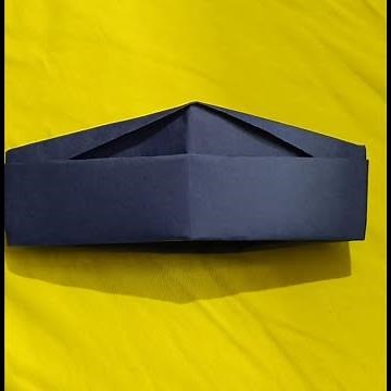 Subhash Chandra Bose cap || How to make origami cap || Easy paper cap