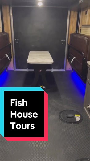 Fish House Tours from the St. Paul Ice Fishing Show. Here’s an 8x24 Traxx Edition from Yetti Fish House. #icefishing #icefishinglife #icefishingtiktok #fishhousenation #icecamping