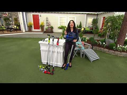 Sun Joe 24V Cordless Handheld and Long-Reach Pruner & Lopper on QVC