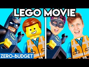 THE LEGO MOVIE WITH ZERO BUDGET! (Lego Movie LANKYBOX PARODY)