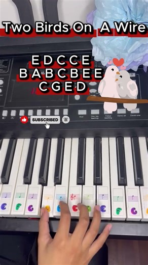 Two Birds On A Wire #piano #pianotutorial #music #viralshorts #tutorial #viral #music