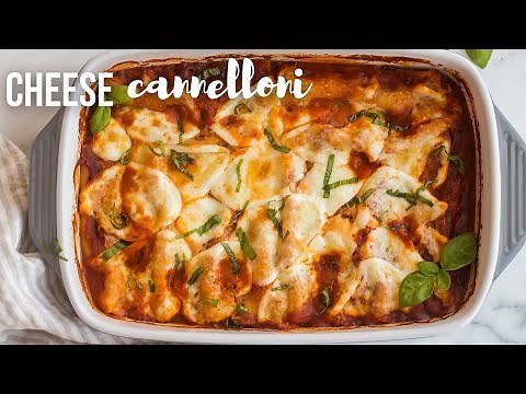 Three Cheese Cannelloni: 15 minutes prep! | The Recipe Rebel
