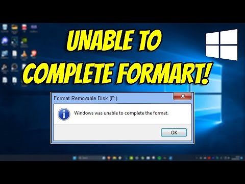 (2025) How To Fix Windows Was Unable To Complete The Format