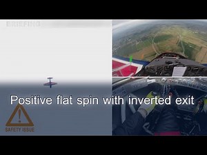 Positive flat spin with inverted exit
