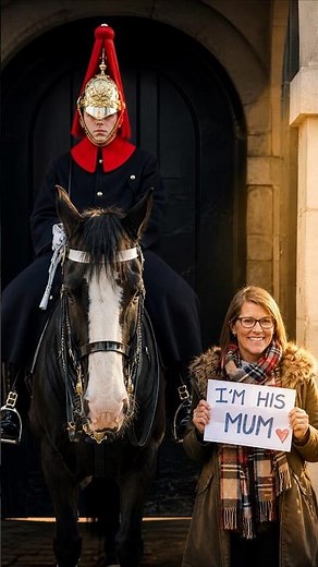 His Mom Showed Up On Duty... What The Horse Did Made Everyone Cry