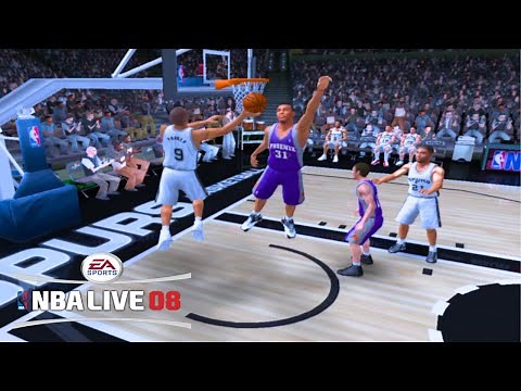 NBA Live 08 PS2 Full Gameplay