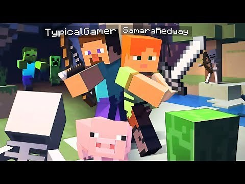 EXPLORING THE WORLD! MINECRAFT w/ MY GIRLFRIEND! (Minecraft #2)