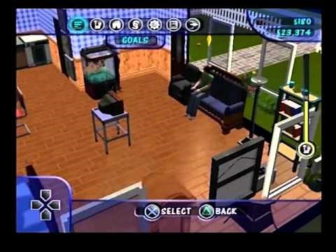 The Sims (PS2 / PlayStation 2) - Start of 'Get a Life' Mode