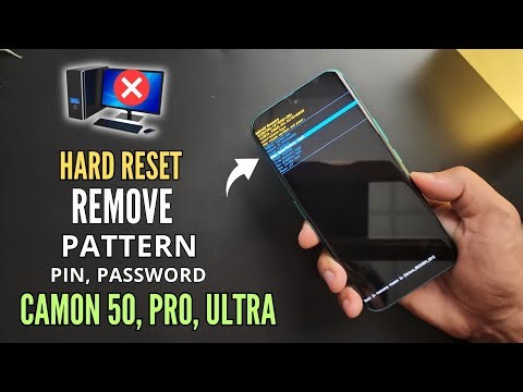 Tecno Camon 50, Pro, Ultra 5G/4G Hard Reset Break, Pattern, Pin, Password, Finger, Face Lock |