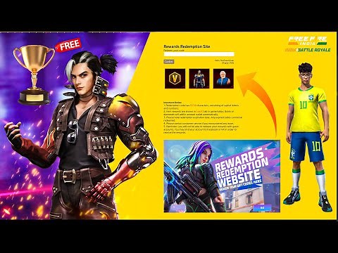 New Redeem Code Website Free Fire Max | Rewards Redemption Website Free Fire