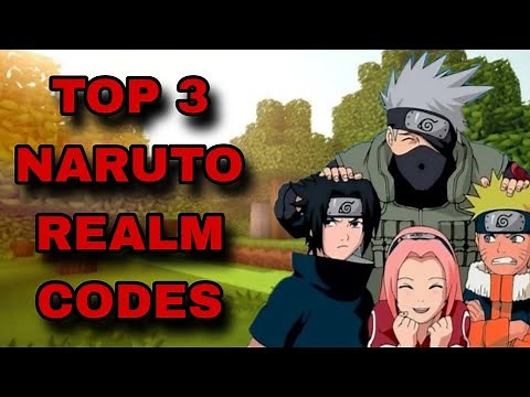 *NEW* TOP 3 BEST NARUTO REALM CODES FOR MINECRAFT BEDROCK EDITION!