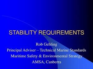 STABILITY REQUIREMENTS - SlideServe