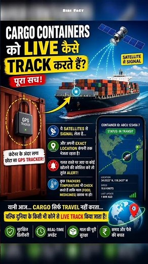 How Cargo Trackers working #ship #shorts #cargo #viralshorts