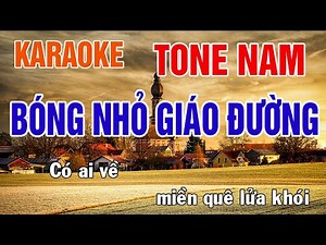 Bóng Nhỏ Giáo Đường Karaoke Tone Nam Nhạc Sống - Phối Mới Dễ Hát - Nhật Nguyễn