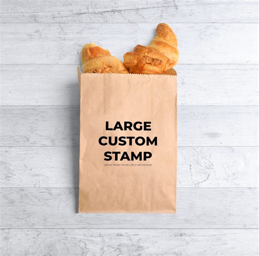 Large Custom Stamp, Large Packaging Stamp, Large Custom Stamp, Large Logo Stamp, Large Custom Stamp, Bespoke Stamp, Custom Business Stamp, - Etsy