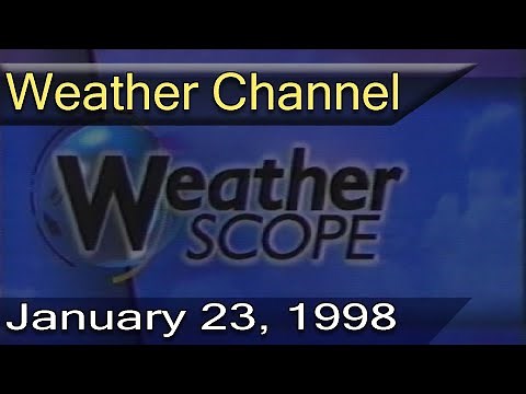 The Weather Channel - January 23, 1998