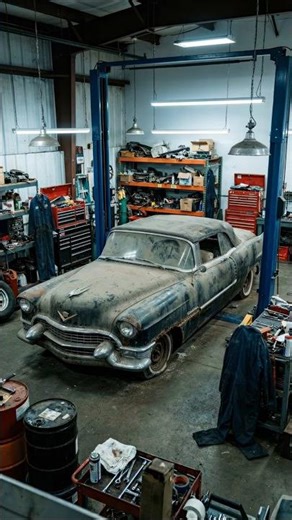 Watch This 1955 Cadillac Eldorado Come Back to Life #CadillacEldorado