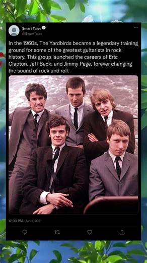 The Band That Created 3 Guitar Gods 😳🎸 #TheYardbirds #RockLegends #Shorts