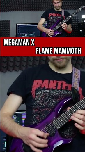 MEGA MAN X - Flame Mammoth Metal cover