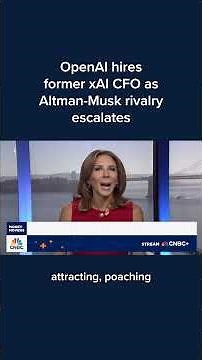 OpenAI hires former xAI CFO as Altman-Musk rivalry escalates