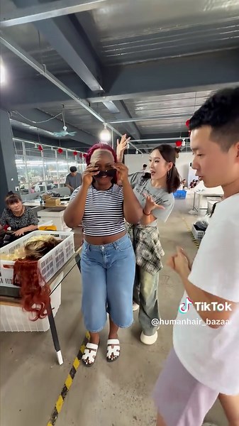 OMG😱😱😱It’s amazing 🤩🤩🤩Human Hair Wigs💯💯💯#humanhair #wigfactory #wholsale_price #flashsale #humanhairwigs #sourefactory #fyp