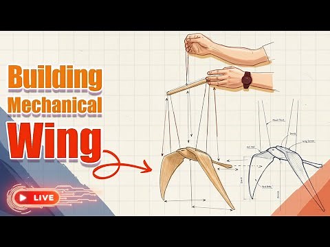 DIY Kinetic Art: Building a Wing That Actually Moves! 🪽