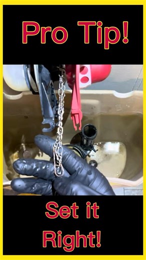 Set flapper chain perfectly every time!!!