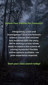 🧪 Start Your Forensic Science Journey! 👩‍🎓 Discover classes in evidence analysis, crime scenes & investigation. 💻 100% Online Options 🕐 Flexible Learning Schedules 🔍 No Experience Required 📚 Explore Accredited Schools Near You | Forensic Genius