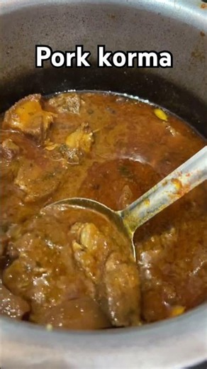 Pork korma recipe ❤️ #pork