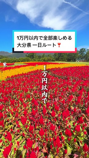 1万円以内で楽しむ大分県の旅ルート