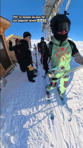 TÉLÉSKI ⛷️💀 #ski #skiing #skier #skieurs #tirefesses