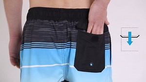 Watch Men's Swim Trunks Mesh Lined Quick Dry Board Shorts-Coastal on Amazon Live