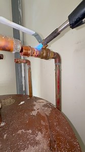 Installing a NEW Ball Valve for a NEW Water Heater #plumbing #plumber #plumbproud #plumblife #waterheater #waterheaters #waterheaterreplacement #ballvalve #gatevalve #solder #soldering #plumbingrepair #howto #diy #asmr #reels #reelsvideo #reelsviral #serviceplumber | Theconservativeplumber