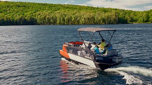 How does the Sea-Doo SWITCH pontoon boat console work?