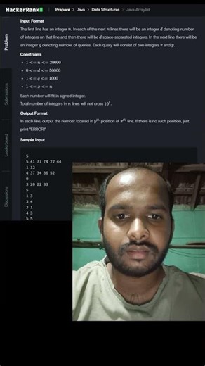 Can You Solve This Java ArrayList Challenge? #fyp #shorts #hackerrank #coder