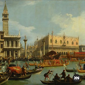 Impression d'art vénitienne, Il Bucintoro, peinture numérique (600 ppp) - Etsy France