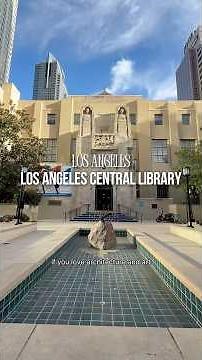 If you love architecture and art, you can take a free guided tour at the Los Angeles Central Library