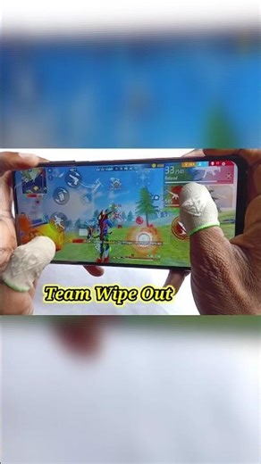 3 finger handcam gameplay solo vs squad poco X3 Pro 120fps 360hz game turbo processor 4k #freefire