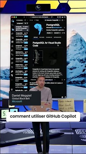 GitHub Copilot pour développer sur les bases de données Azure PostgreSQL