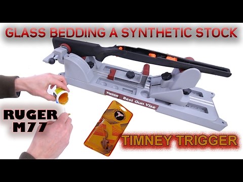 Glass Bedding Synthetic Stock - Timney Trigger Ruger M77 Install