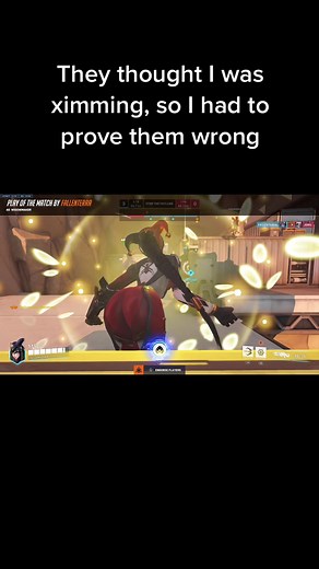 Being accused of cheating with Widowmaker #Overwatch #Widowmaker #showbutting