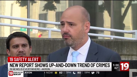 New report shows up and down trend of crimes in Akron